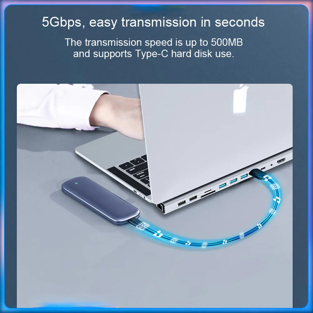 USB C Laptop Docking Station HUB - Image 5