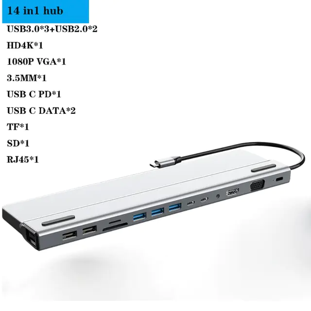 USB C Laptop Docking Station HUB - Image 7