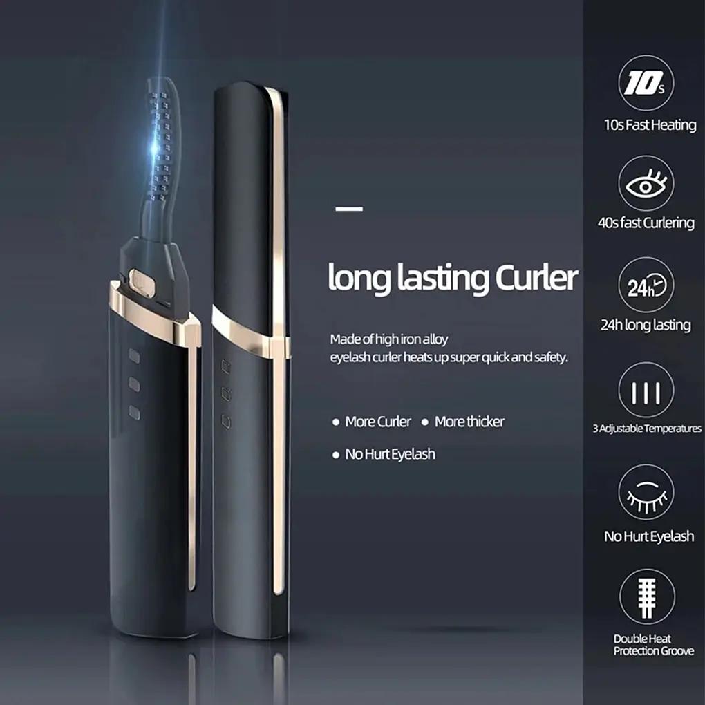 USB Charging Heated Eyelash Curler - Image 4