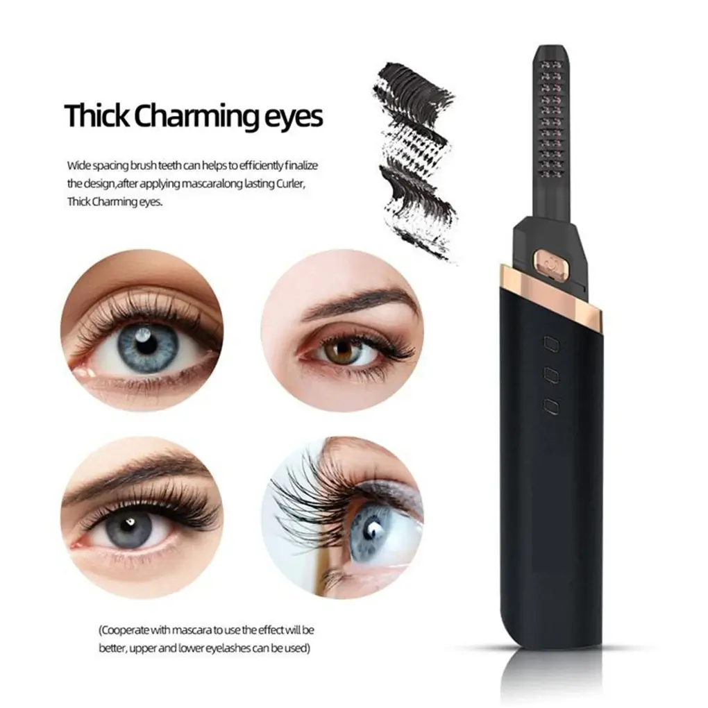 USB Charging Heated Eyelash Curler - Image 6