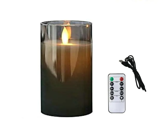 USB Rechargeable LED Pillar Candles - Image 15