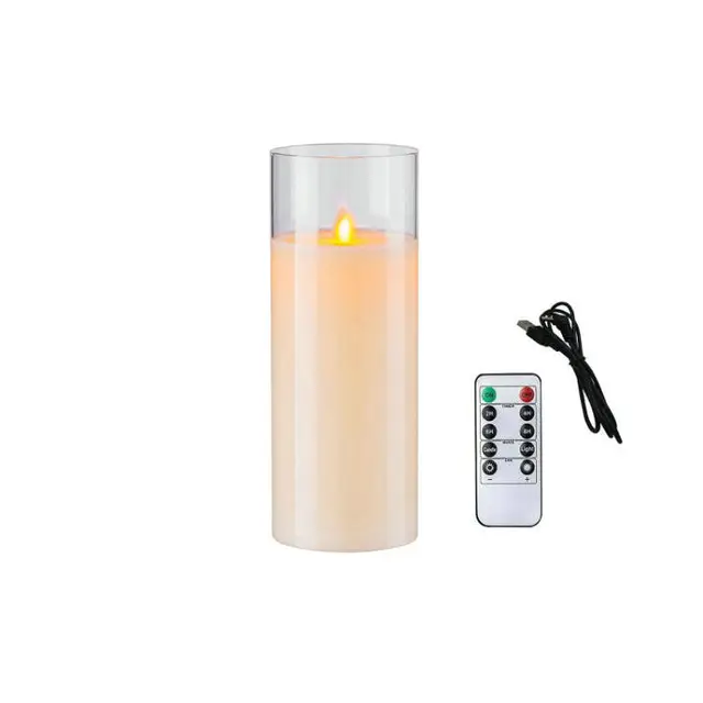 USB Rechargeable LED Pillar Candles - Image 7