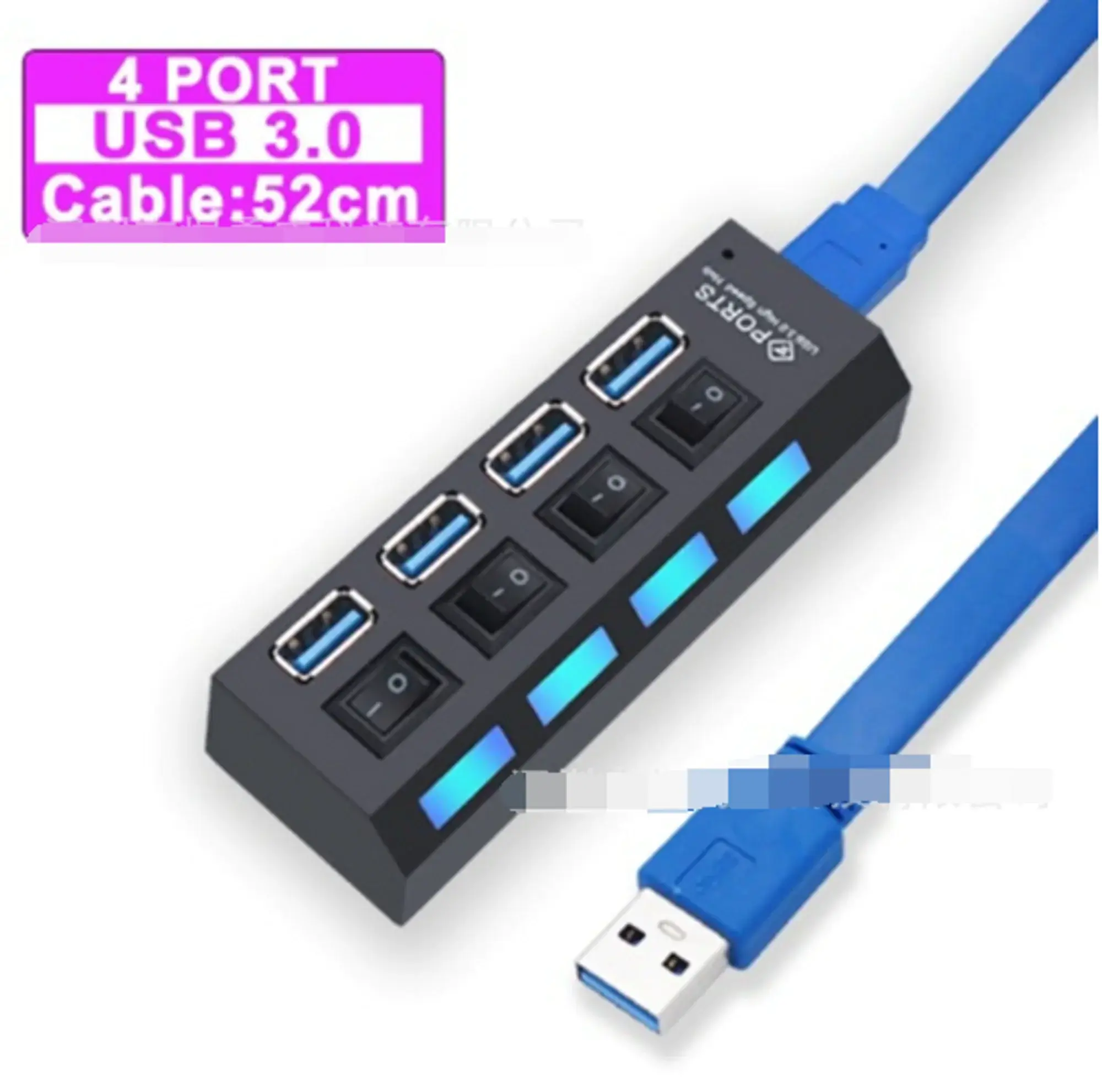 USB 2.0 Hub with Switch - Image 3