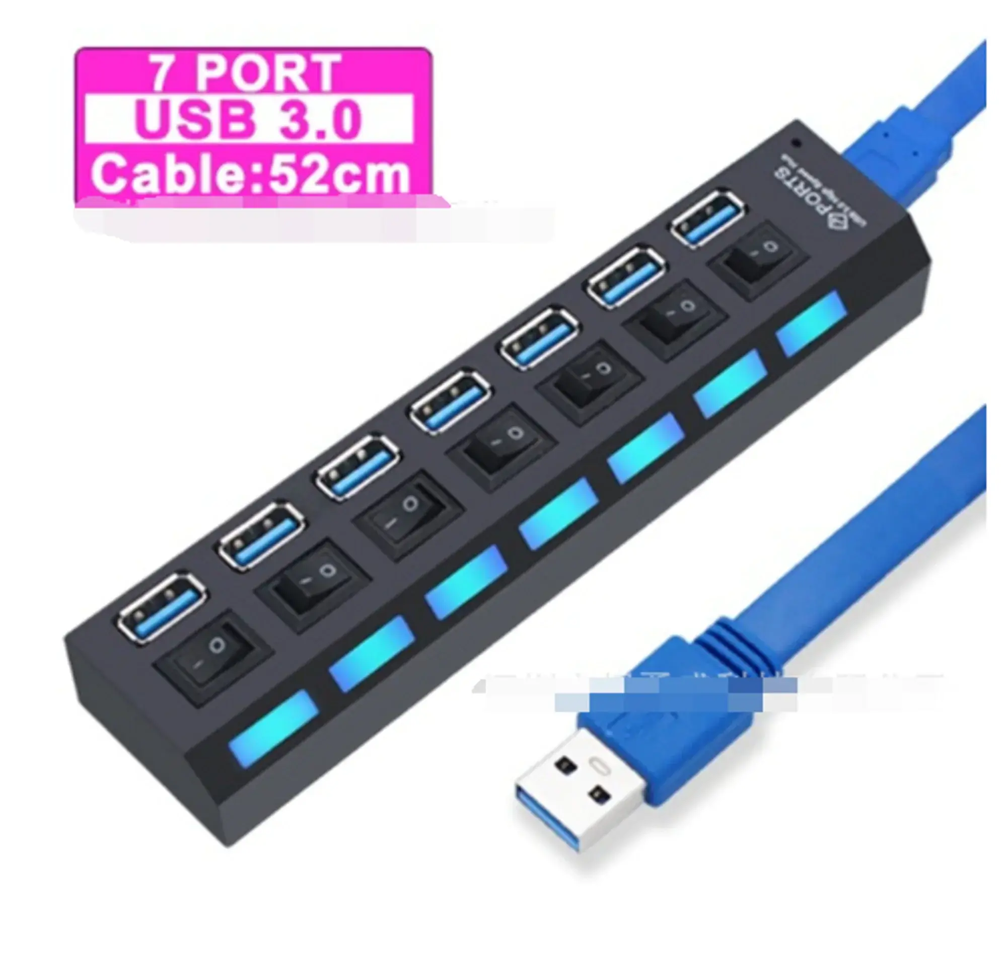 USB 2.0 Hub with Switch - Image 4