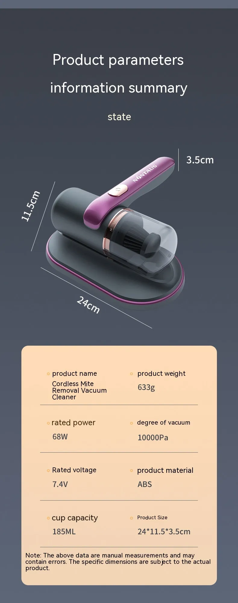 UV Mite Remover Vacuum Cleaner - Image 6