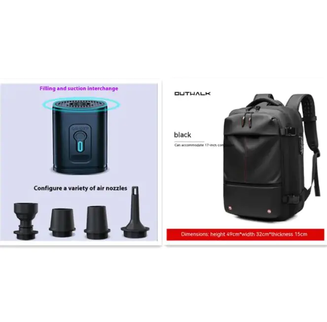 Vacuum Compression Bag Wireless Charging Electric Suction - Image 3
