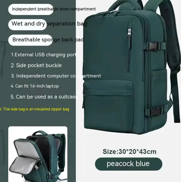 Versatile Nylon Backpack - Image 10
