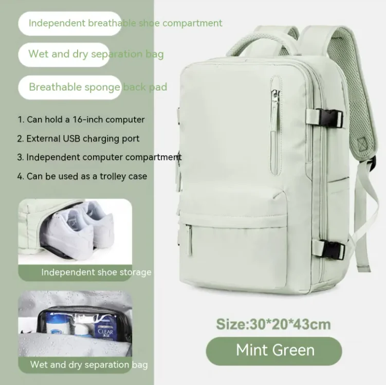 Versatile Nylon Backpack - Image 11