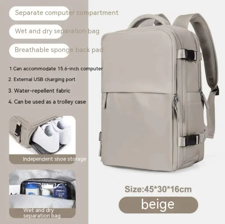 Versatile Nylon Backpack - Image 22
