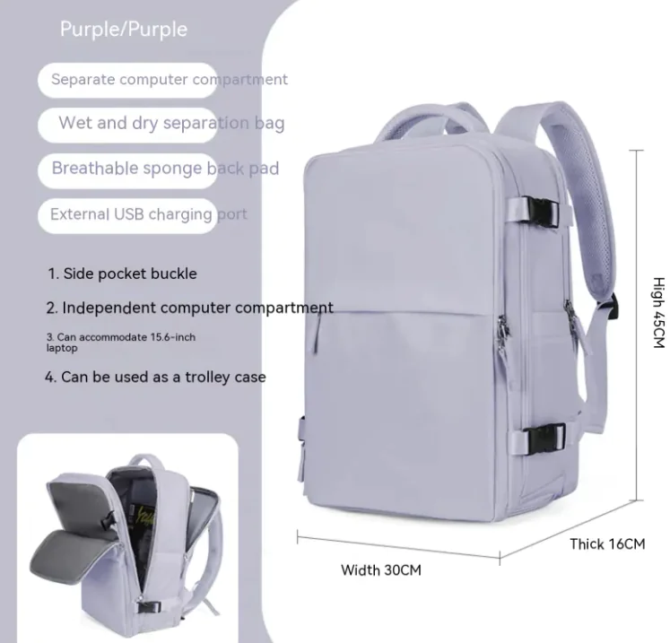Versatile Nylon Backpack - Image 27