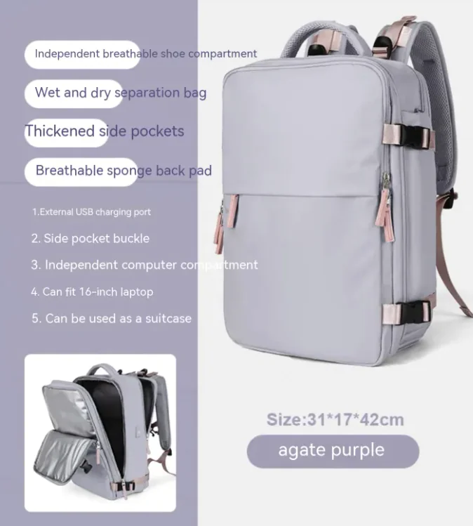 Versatile Nylon Backpack - Image 28