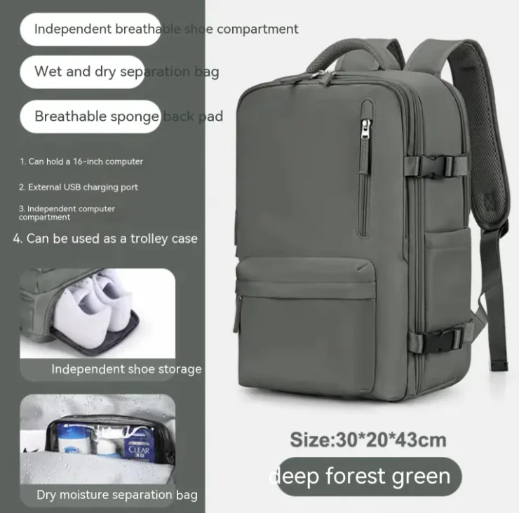 Versatile Nylon Backpack - Image 29