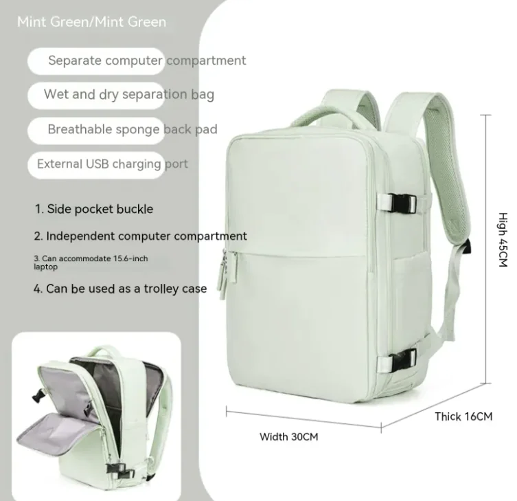 Versatile Nylon Backpack - Image 9