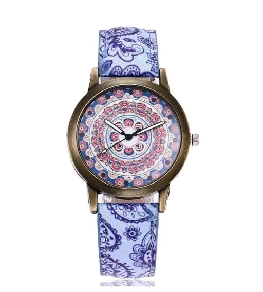 Vintage Ethnic Print Women's Quartz Watch Gift - Image 5