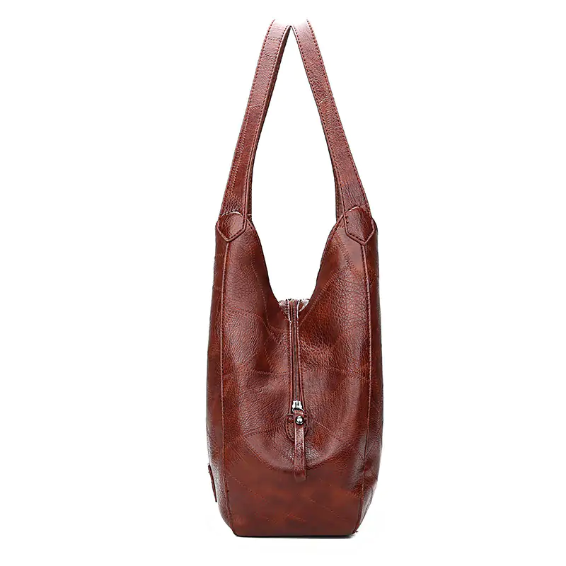 Vintage PU Leather Handbag For Women - Image 4