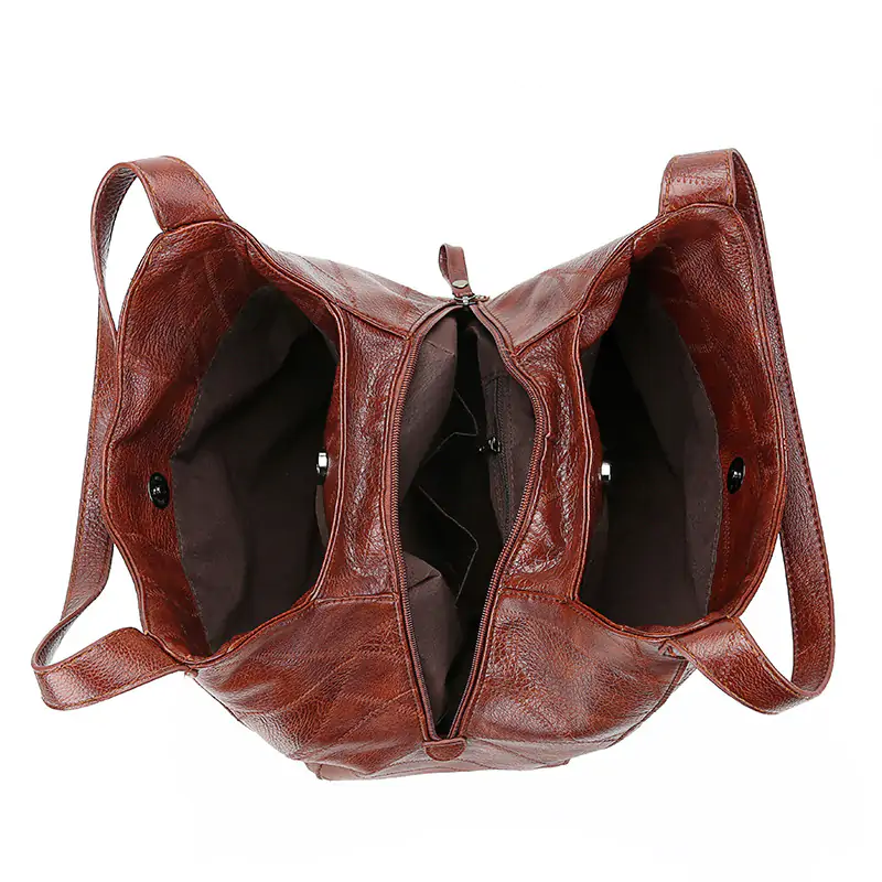 Vintage PU Leather Handbag For Women - Image 6