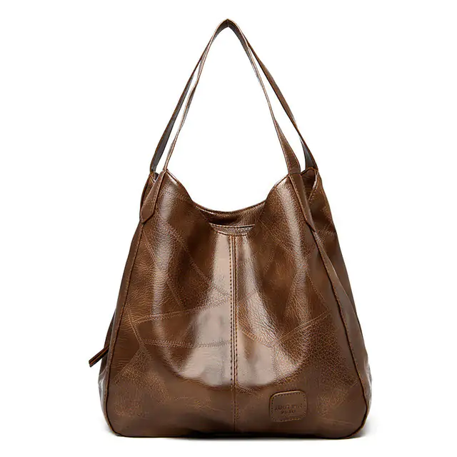 Vintage PU Leather Handbag For Women - Image 7