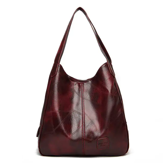 Vintage PU Leather Handbag For Women - Image 9
