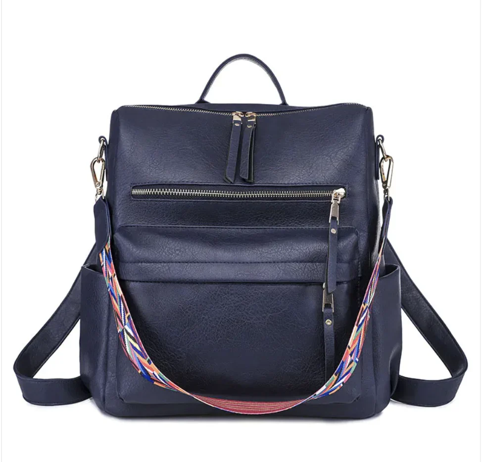 Vintage Soft Leather Backpack - Image 12