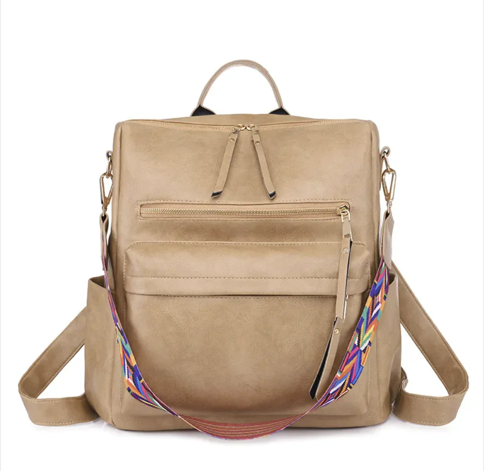 Vintage Soft Leather Backpack - Image 22