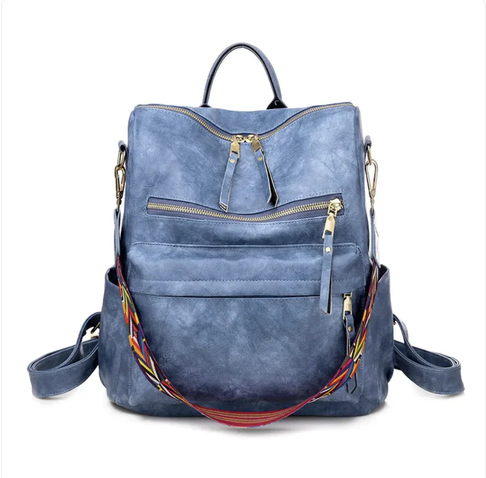 Vintage Soft Leather Backpack - Image 25