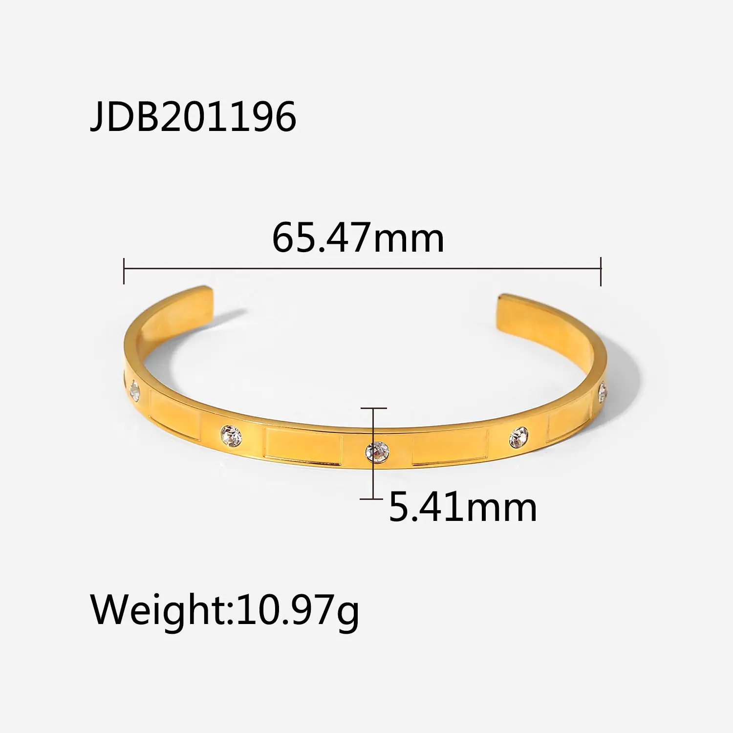 Vintage Stainless Steel Bracelet for Women - Image 2