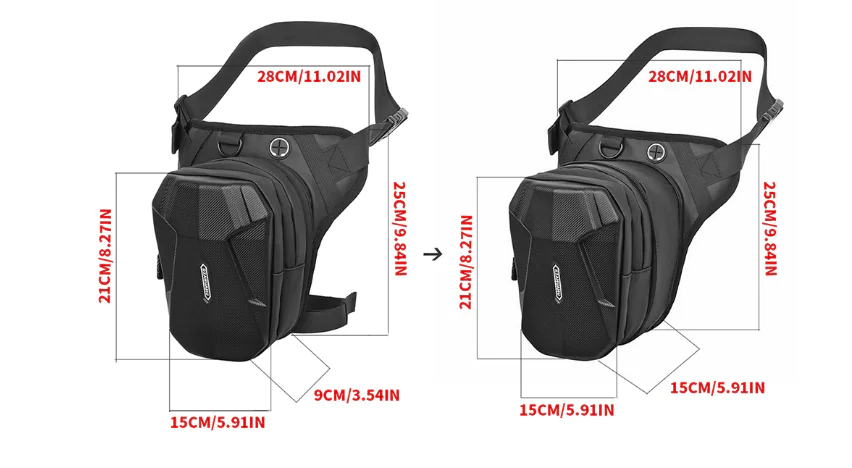 Waist Pack Motorcycle Bag - Image 3
