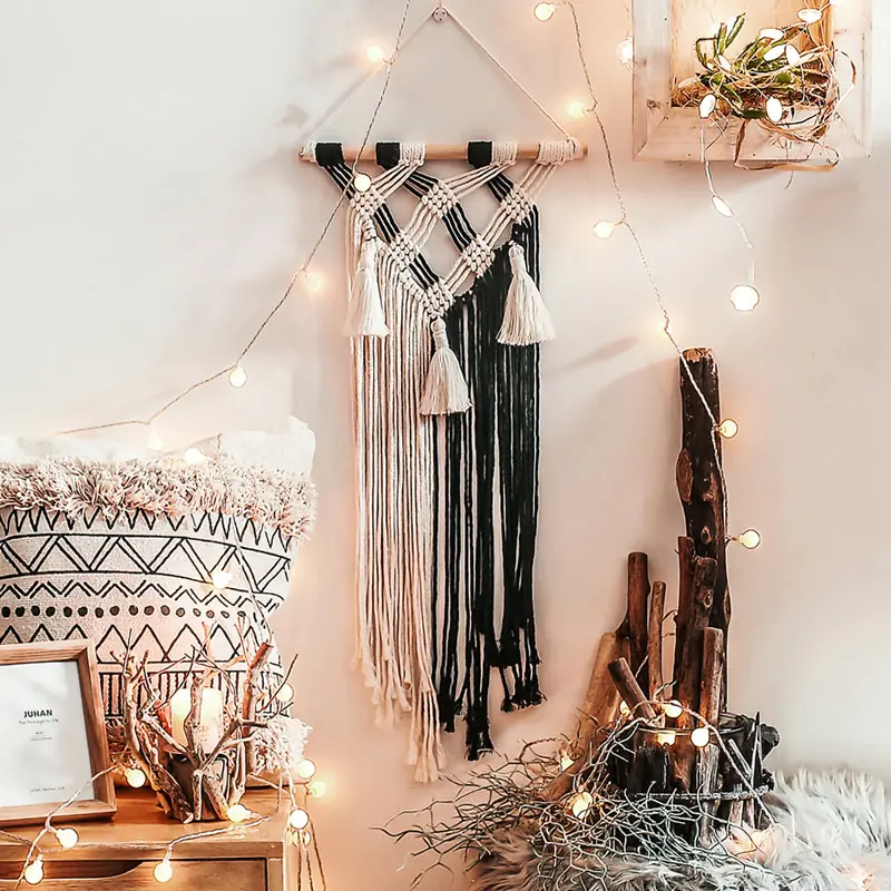Wall Hanging Handwoven Boho Home Decor - Image 5