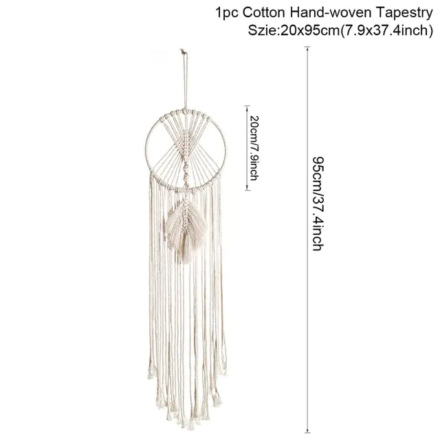 Wall Hanging Handwoven Boho Home Decor - Image 8