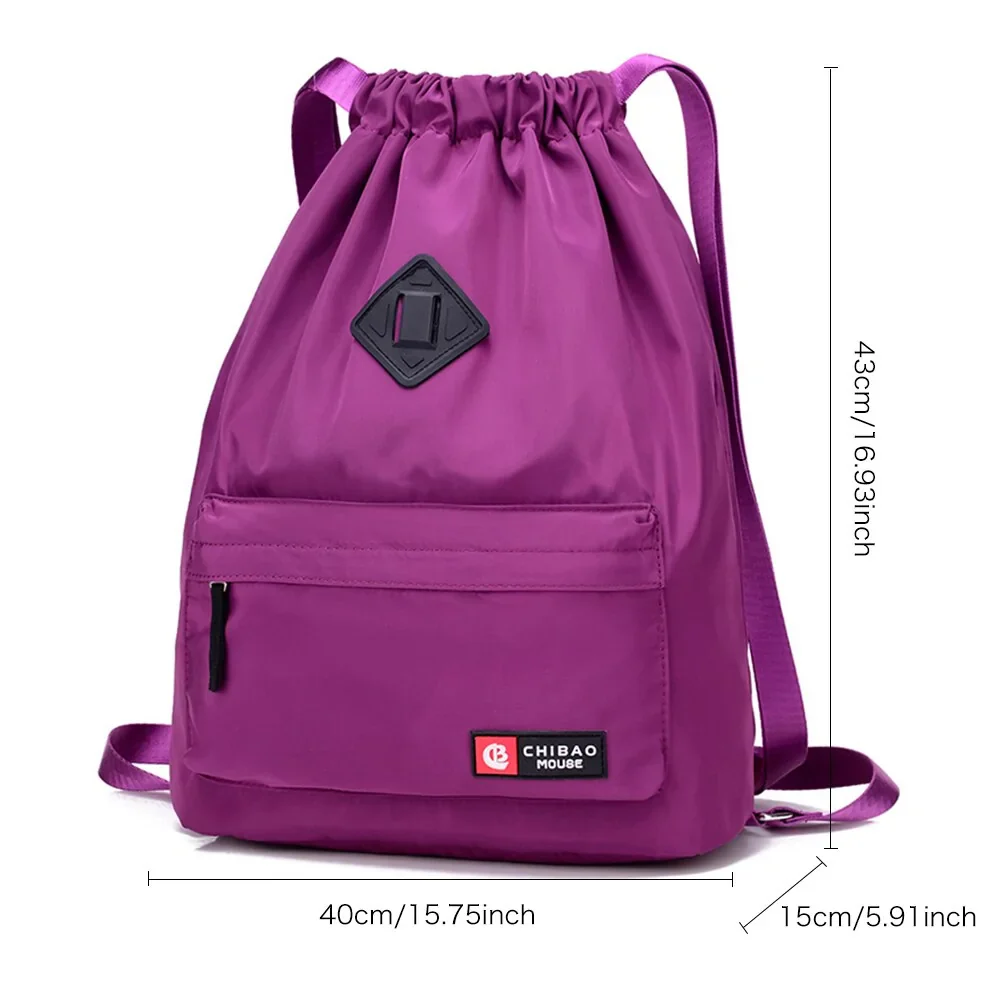 Waterproof Drawstring Gym Bags - Image 6