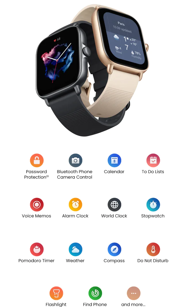 Waterproof  GPS Cycle Smart Watch - Image 3