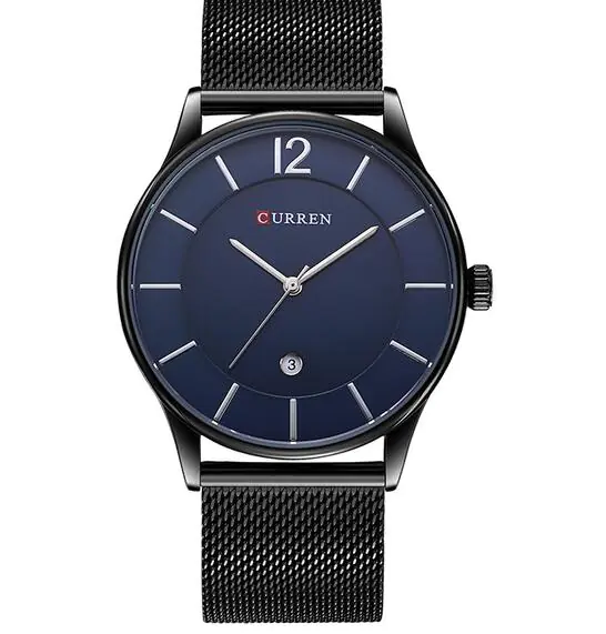 Waterproof Mesh Strap Watch with Calendar for Business - Image 2