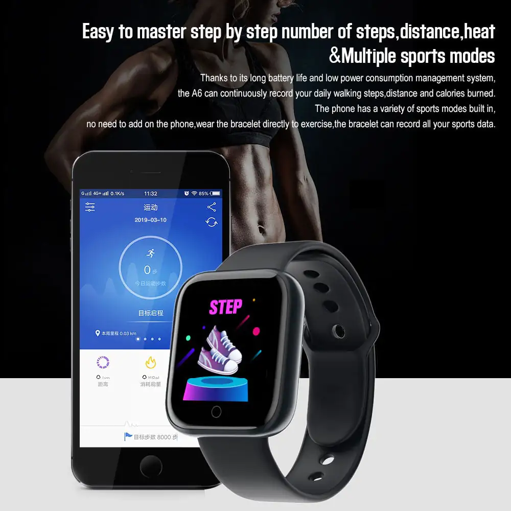 Waterproof Sport Fitness Smart Watch - Image 3