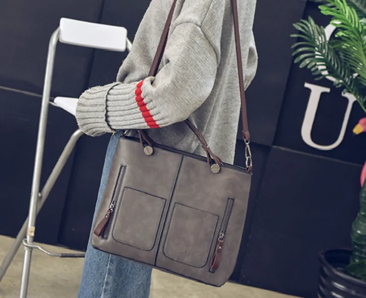 Wax Oil Leather Bag - Image 8