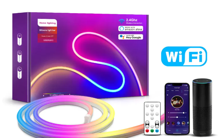 Wi-Fi Smart Silicone LED Neon Strip - Image 5
