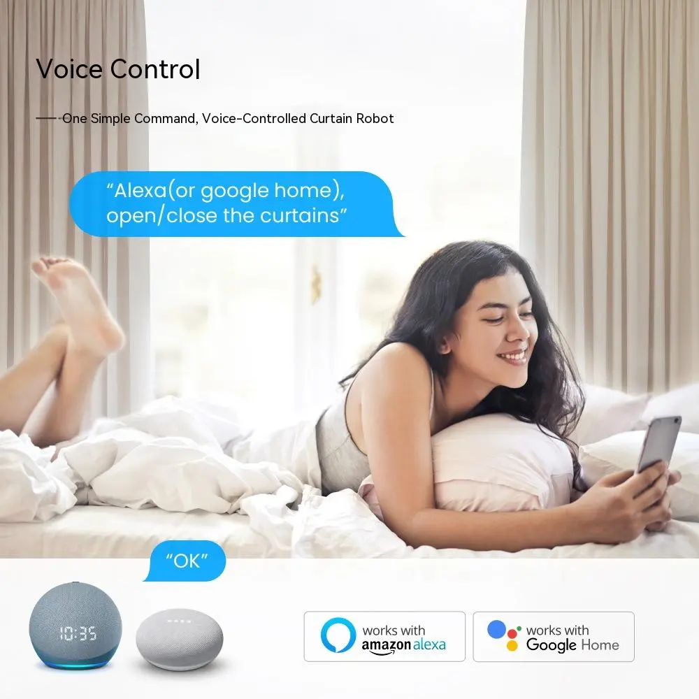 WiFi Curtain Robot Smart Home Electric Curtain - Image 3