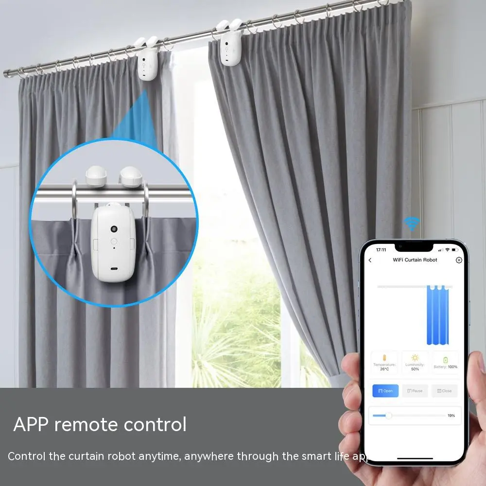 WiFi Curtain Robot Smart Home Electric Curtain - Image 7