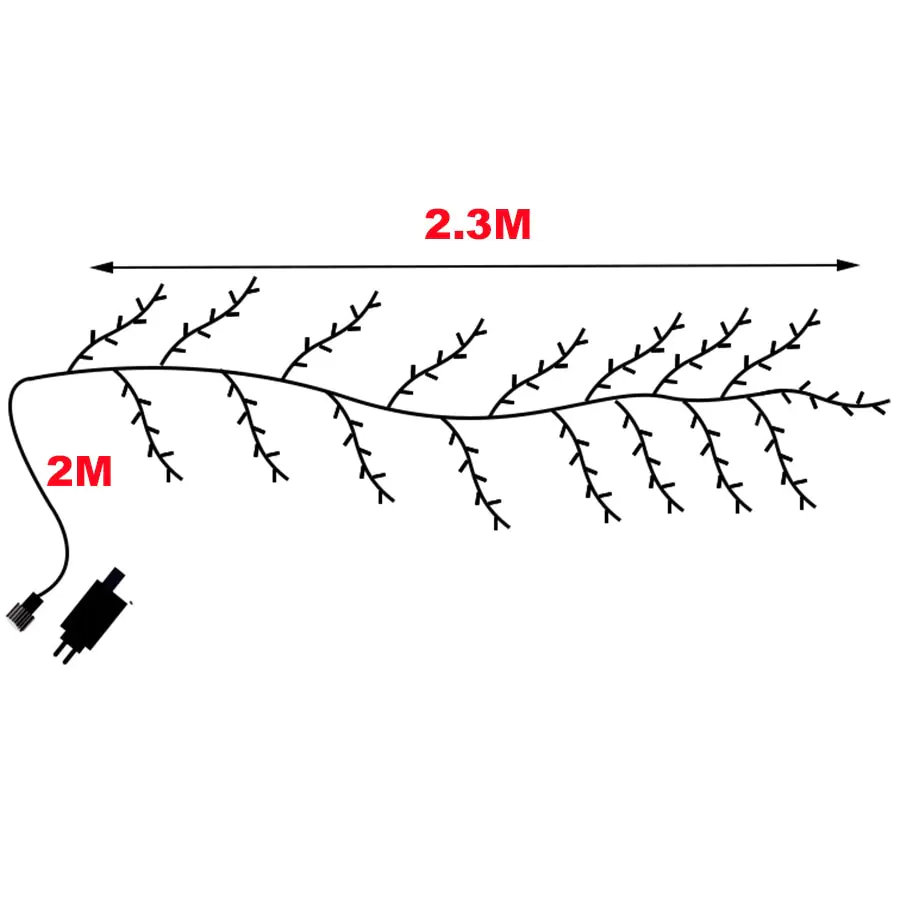 Willow Vine Branch Light Wall Decor - Image 6