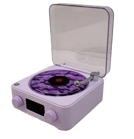 Wireless Bluetooth Retro Turntable Speaker - Image 14
