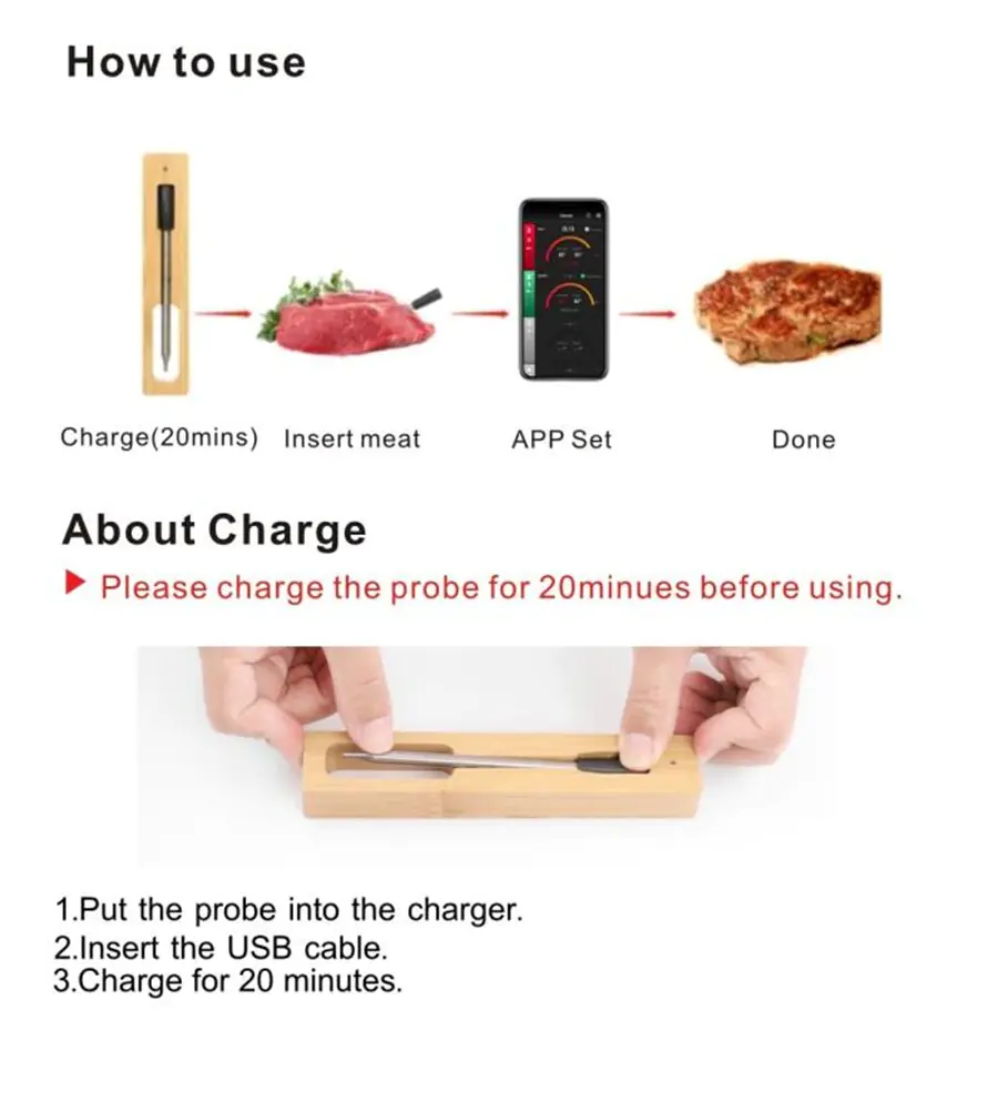 Wireless Kitchen Food Thermometer - Image 4