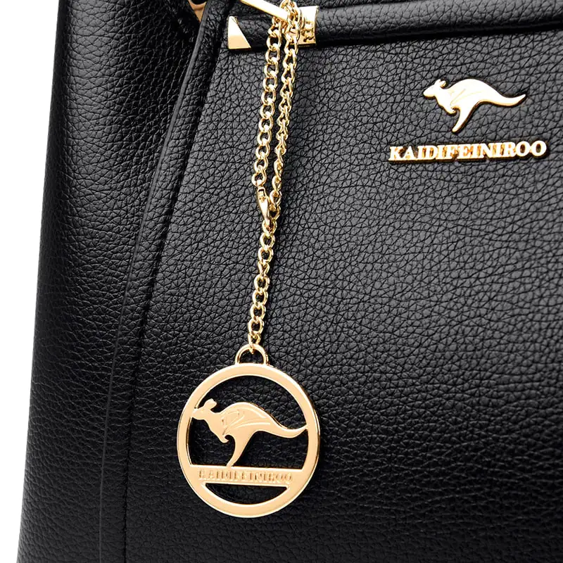 Women's Classic Leather Bag - Aussie - Image 3