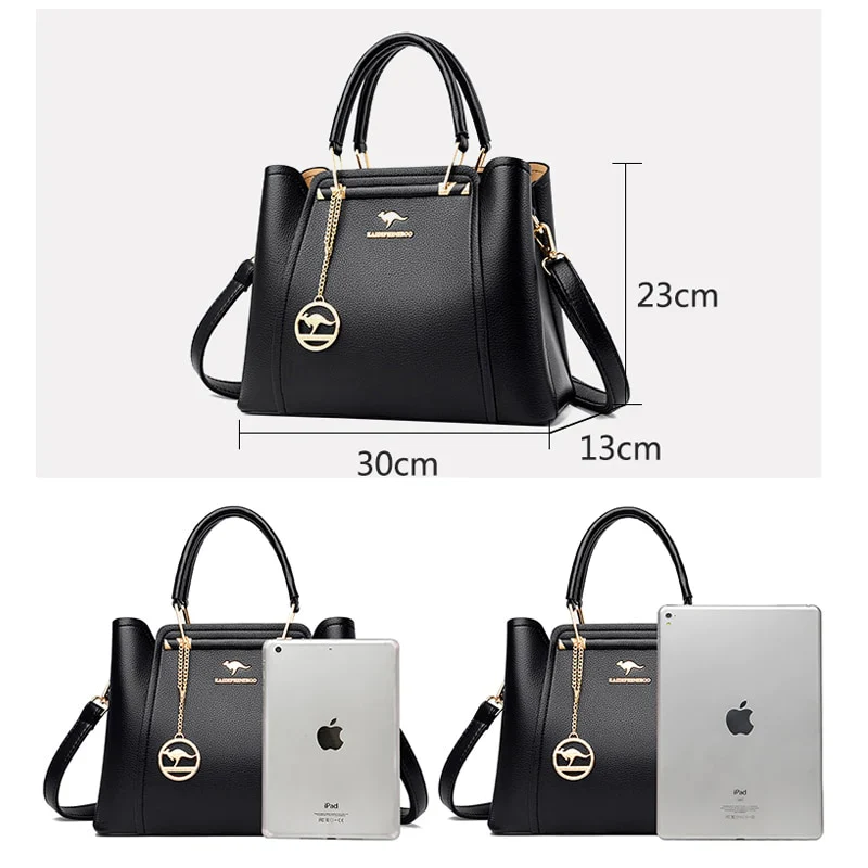 Women's Classic Leather Bag - Aussie - Image 6