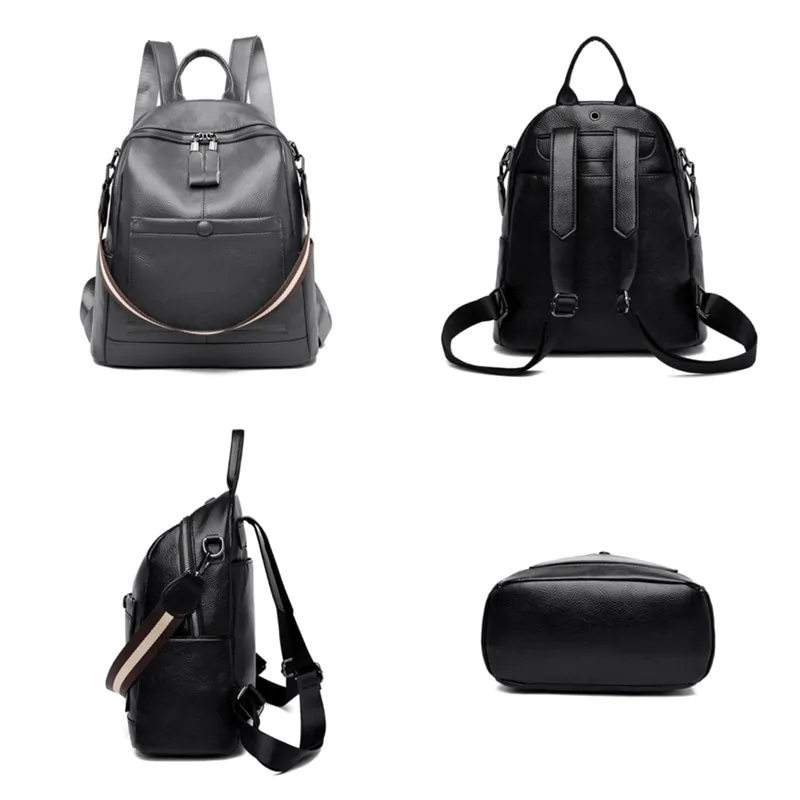 Women's Leather Backpacks - Image 2