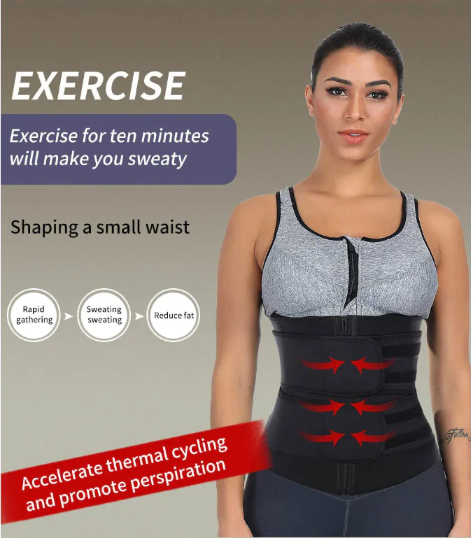 Women's Neoprene Zipper Waist Trainer - Image 7