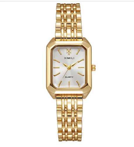 Women's Square Steel Strap Watch - Image 2