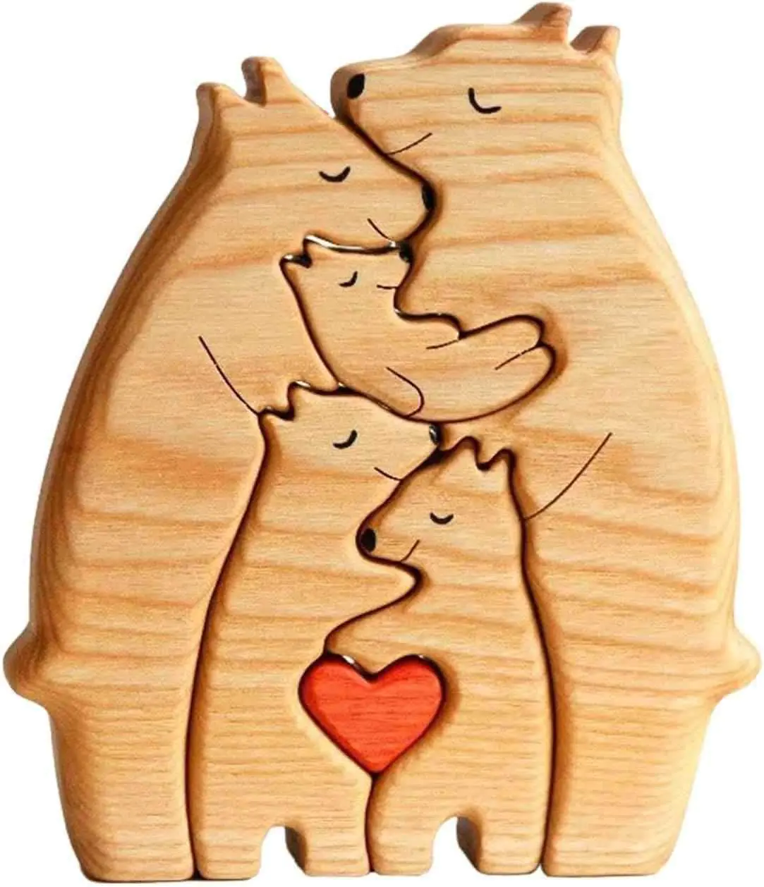 Wooden Animal Puzzle Decor Set - Image 13