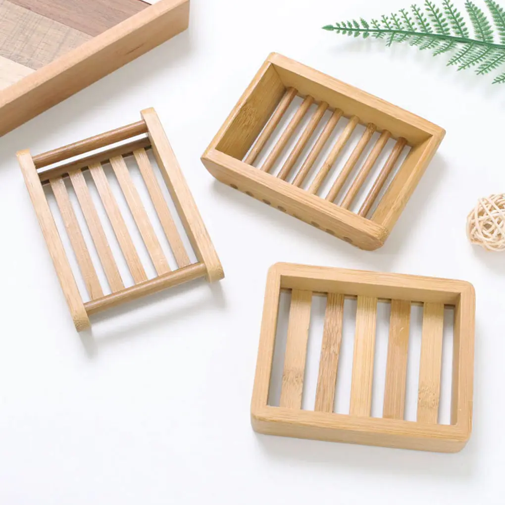Wooden Bamboo Soap Dish - Image 3