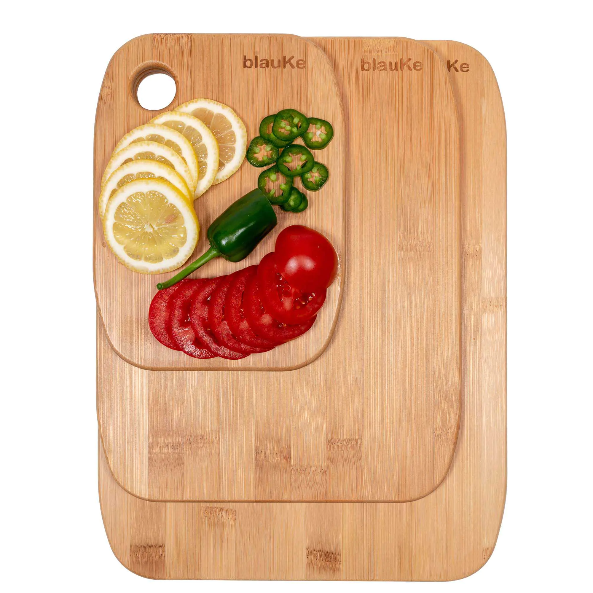Wooden Cutting Boards for Kitchen - Bamboo Chopping Board Set of 3 - Image 12