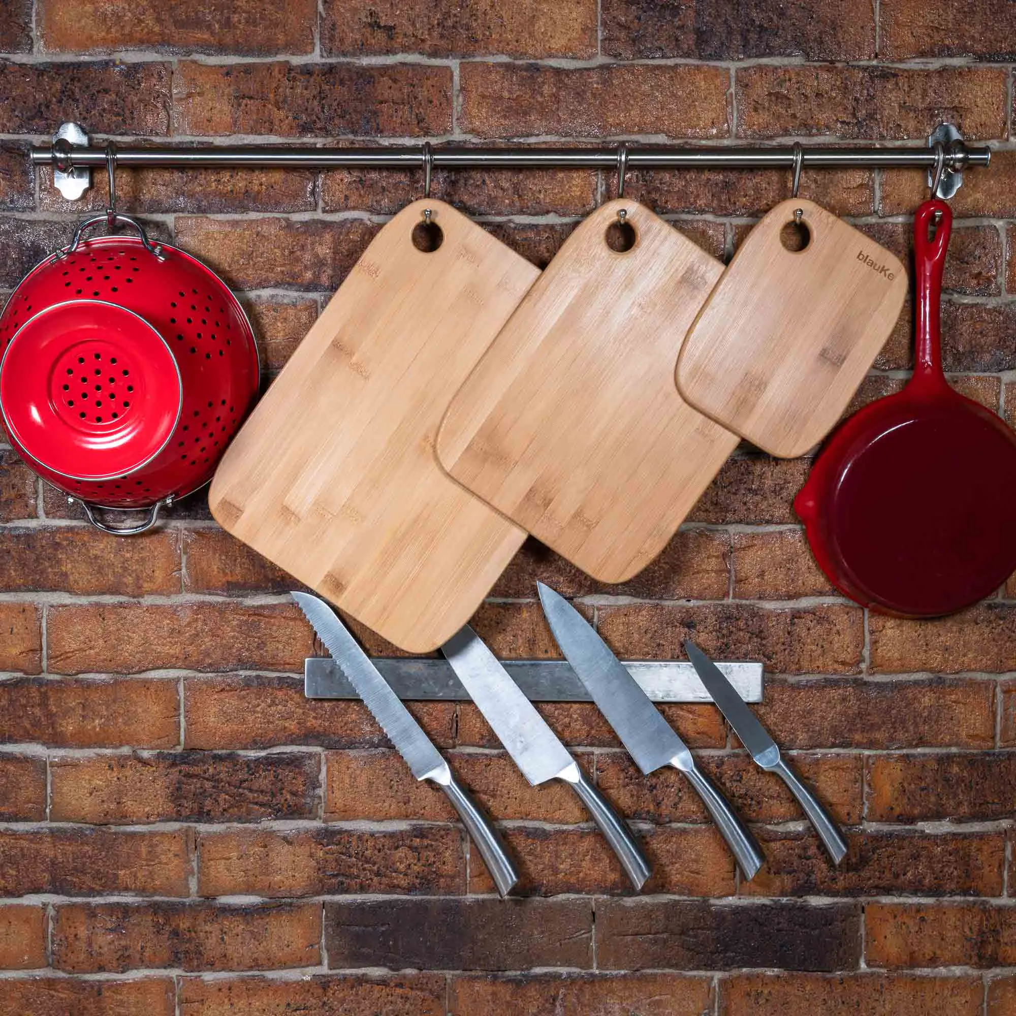 Wooden Cutting Boards for Kitchen - Bamboo Chopping Board Set of 3 - Image 8