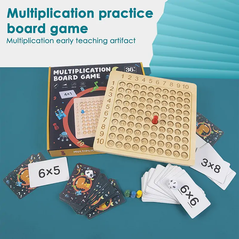 Wooden Montessori Math Board - Image 2